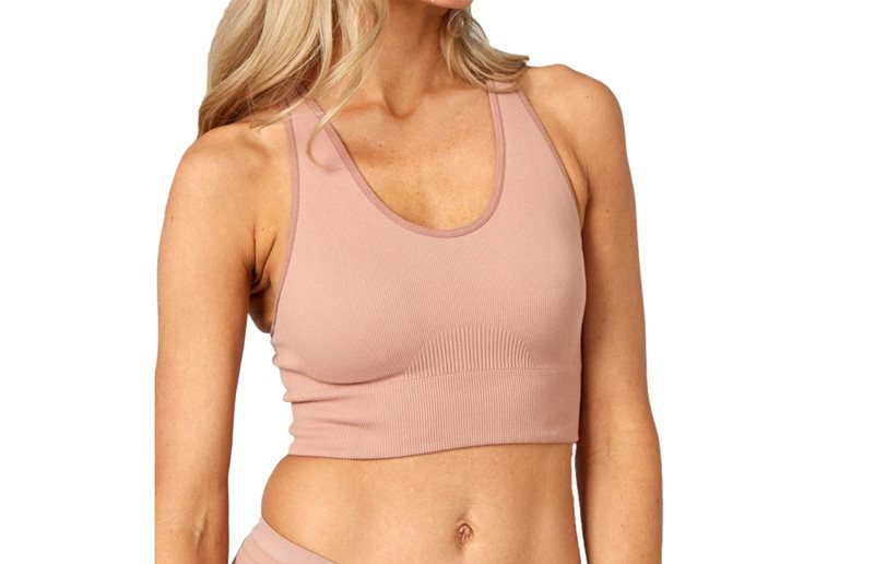 Purelime Seamless Rib Bra Top