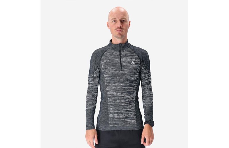 Odlo Löpartröja Top Turtle Neck Long Sleeve &frac12; Zip