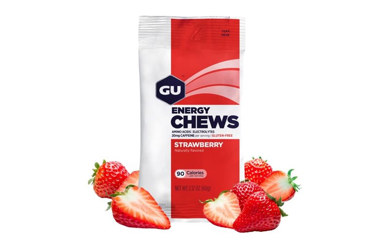 Gu Energy Chews Caffeine (Strawberry)