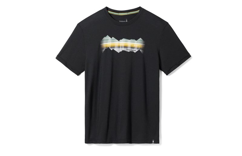 Smartwool Mountain Horizon Graphic Short Sleeve Tee Slim Fit Wool