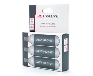 Kolsyrepatron Weldtite Jetvalve 10 st 3 pack 25 gram