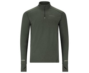 Endurance Löpartröja Tune Melange Midlayer Solid Herr