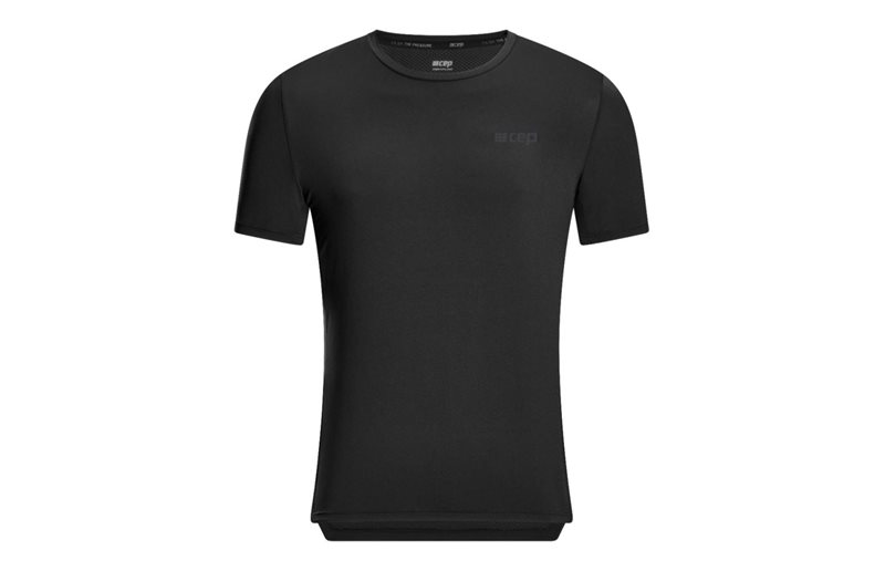 Cep Löpartröja The Run Shirt Round Neck Short Sleeve Black Herr