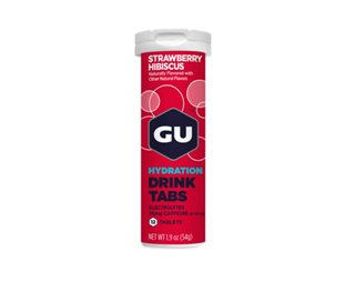 Gu Energy Hydration Drink Tabs (Strawberry Hibiscus) Strawberry Hibiscus