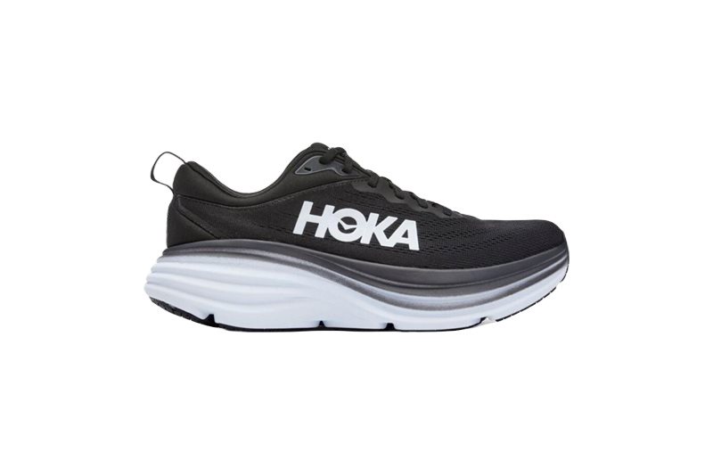 Hoka Bondi 8 Wide Black/White