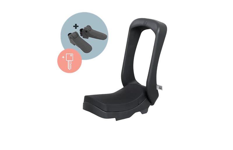 Barnesete URBAN IKI Junior bike seat Bincho Black