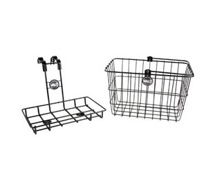 Wald Pakethållare Fram Med Korg 3339 Rack And Basket Black