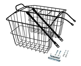 Wald Polkupyörän Kori Paketin Haltija 520 Rear Carrier Basket Black