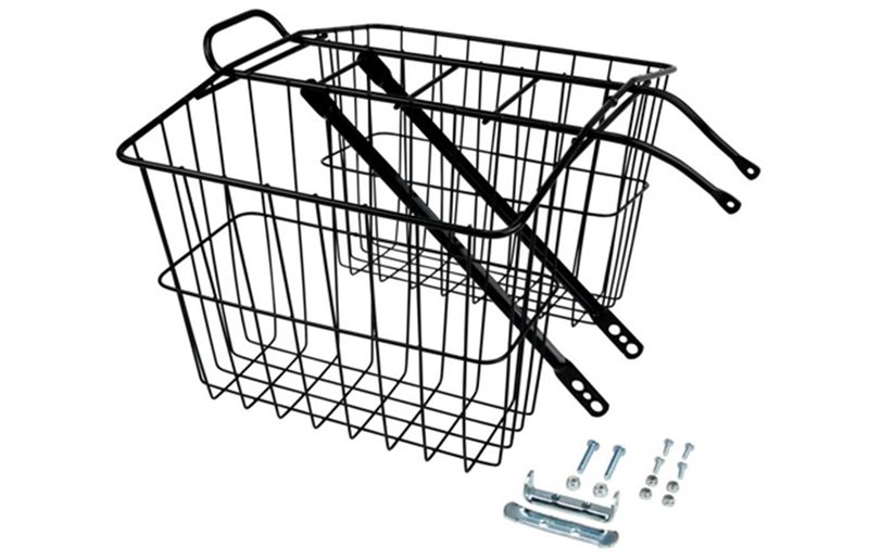 Wald Polkupyörän Kori Paketin Haltija 520 Rear Carrier Basket Black