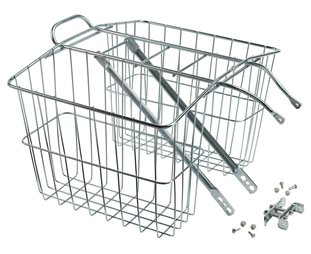 Takatarakka/Kori Wald 520 Rear Carrier Basket Silver