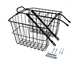 Wald Polkupyörän Kori Paketin Haltija 535 Rear Carrier Basket Black