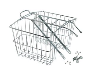 Wald Cykelkorg Pakethållare 535 Rear Carrier Basket Silver