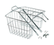 Wald Cykelkurv Pakkeholder 535 Rear Carrier Basket Silver