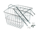 Wald Polkupyörän Kori Paketin Haltija 535 Rear Carrier Basket Silver