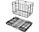 Wald Cykelkurv Pakkeholder 582 Rear Folding Basket Black