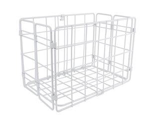 Wald Cykelkorg Pakethållare 582 Rear Folding Basket White