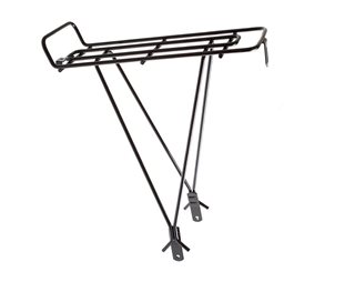 Tavarateline Wald 215 28" Steel Rear Rack Black