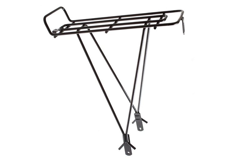 Wald Pakethållare 215 28" Steel Rear Rack Black