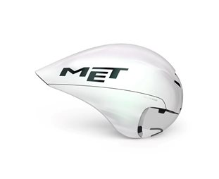 MET Cykelhjälm Drone Wide Body White Iridescent/Glossy
