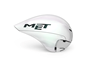 Pyöräilykypärä MET Drone Wide Body White Iridescent/Glossy