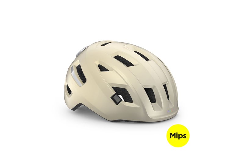 MET Cykelhjelm E-Mob Mips Vanilla Ice/Matt
