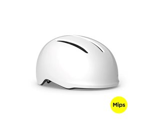 MET Cykelhjälm Vibe Mips White/Glossy
