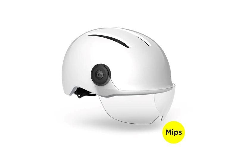 MET  Sykkelhjelm Vibe On Mips White/Glossy
