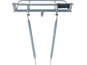 Basil Portland Bagagebærer Foran Aluminium