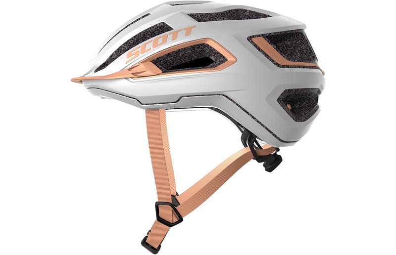 Scott Cykelhjälm Arx Plus MIPS Pearl white/Rose beige