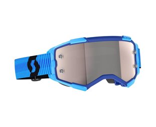 Scott Goggle Fury Silver Chrome Works/Blue/Black