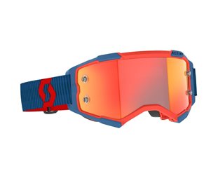 Scott Goggle Fury Orange Chrome Works/Dark Blue/Neon