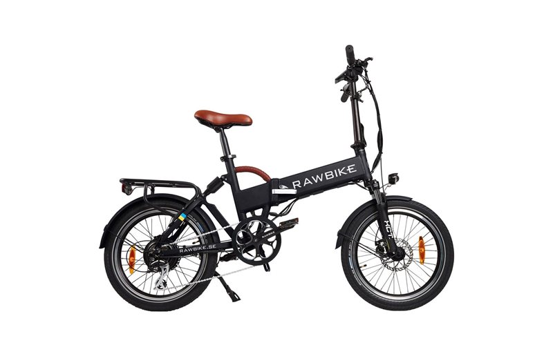 RAWBIKE Sammenfoldelig Elcykel City Sort