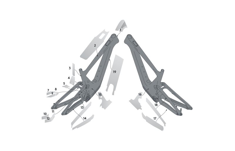 Syncros Runkosuoja Frame Protection Kit Voltage 24