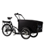 Laatikkopyörä Cargobike Classic Musta One Size