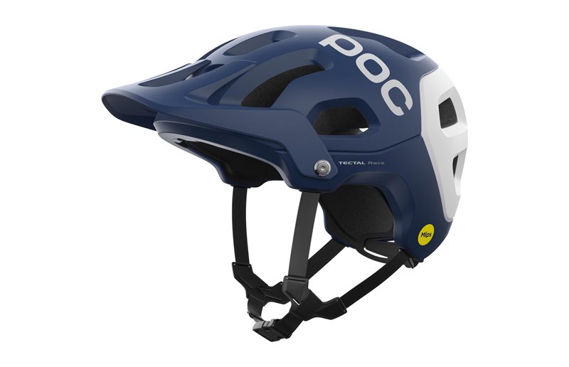 POC MTB kypärä Tectal Race Mips Lead Blue/Hydrogen White Matt