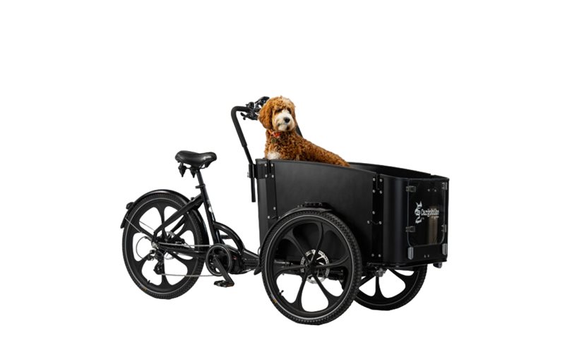 Laatikkopyörä Cargobike DeLight Dog Musta One Size