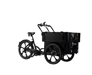 Laatikkopyörä Cargobike DeLight Kindergarten Svart One Size