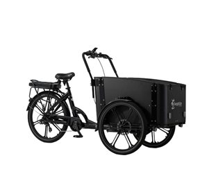 Laatikkopyörä Cargobike Flex Musta One Size