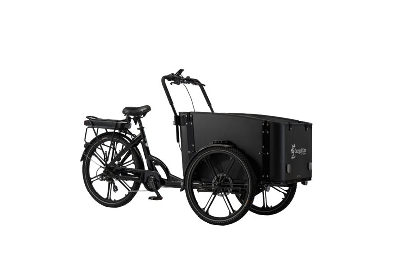 Laatikkopyörä Cargobike Flex Musta One Size