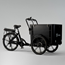 Laatikkopyörä Cargobike Flex Box Musta One Size