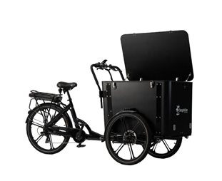 Laatikkopyörä Cargobike Flex Box Musta One Size