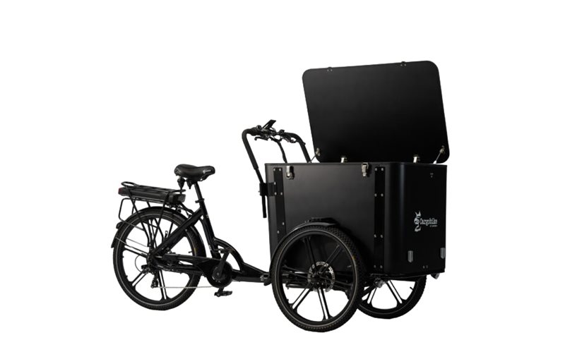 Laatikkopyörä Cargobike Flex Box Musta One Size