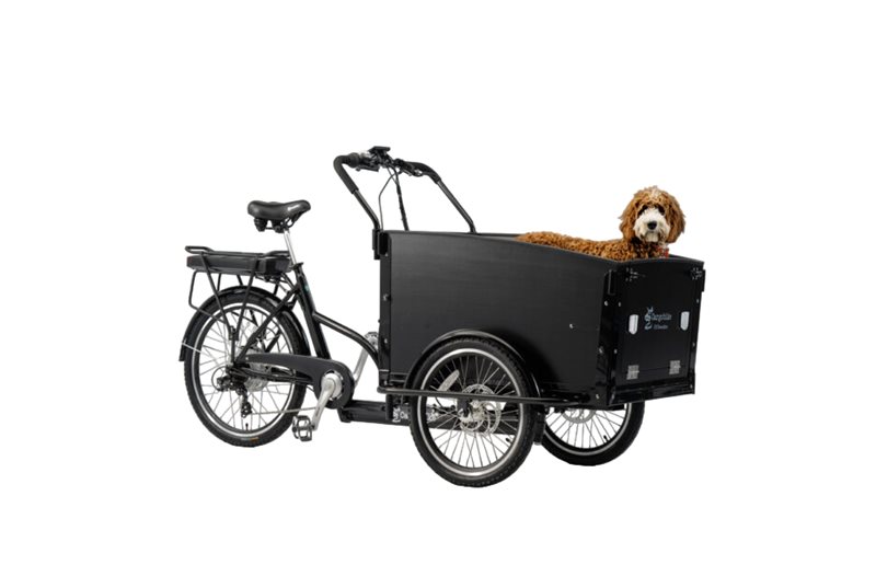 Laatikkopyörä Cargobike Classic Dog Musta One Size