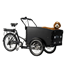 Laatikkopyörä Cargobike Classic Dog Musta One Size