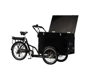 Cargobike Lådcykel EL Classic Box Black