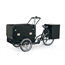 Cargobike Laatikkopyörä Classic Café Musta One Size