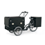 Laatikkopyörä Cargobike Classic Café Svart One Size