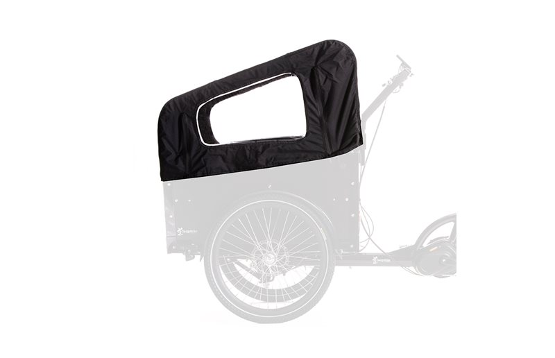 Cargobike Kapell 2-barn Classic Black