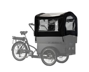 Cargobike Kapell 6-barn Classic Kindergarden Black