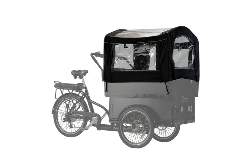 Cargobike 6-Kids Classic Kindergarden Black